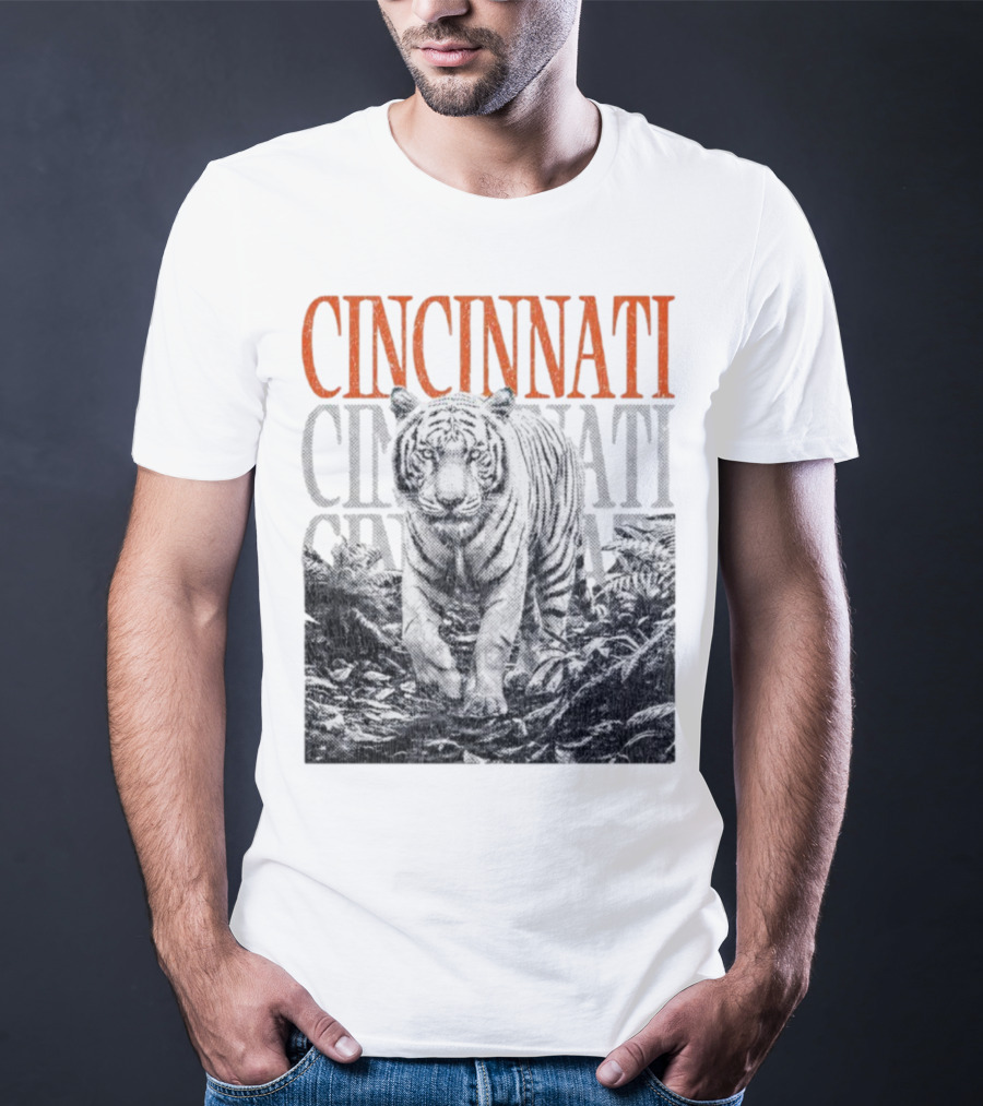 Cincinnati Bengals Tiger Fan Team Spirit T-Shirt