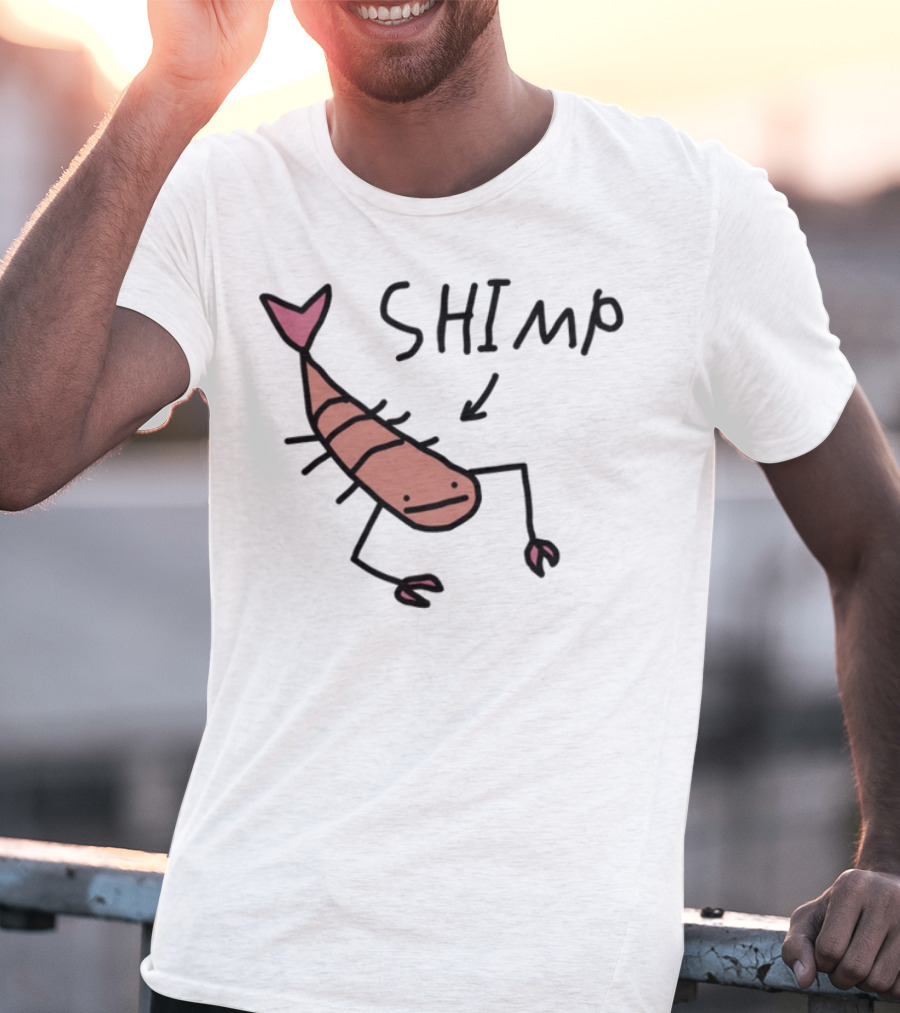 Shimp Cartoon Character Wors S T-Shirt