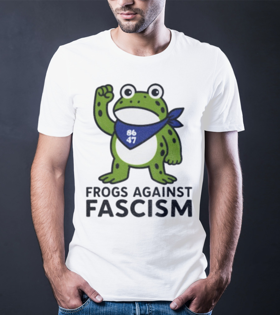 Frogs Against Fascism 86 47 Peaceful Protest Image T-Shirt