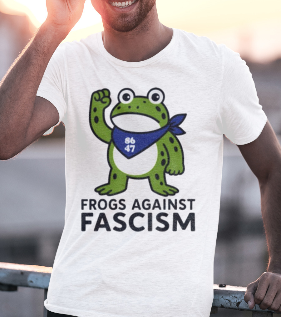 Frogs Against Fascism 86 47 Peaceful Protest Image T-Shirt