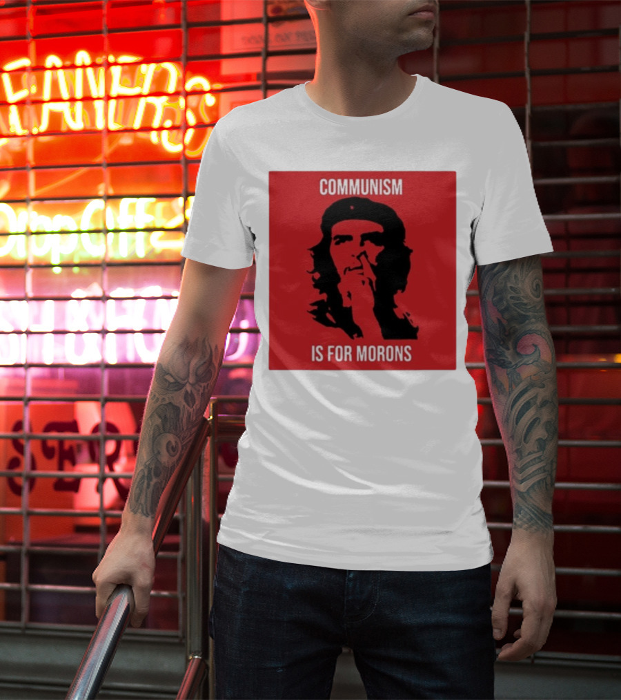 Communism Is For Morons Che Guevara Red T-Shirt