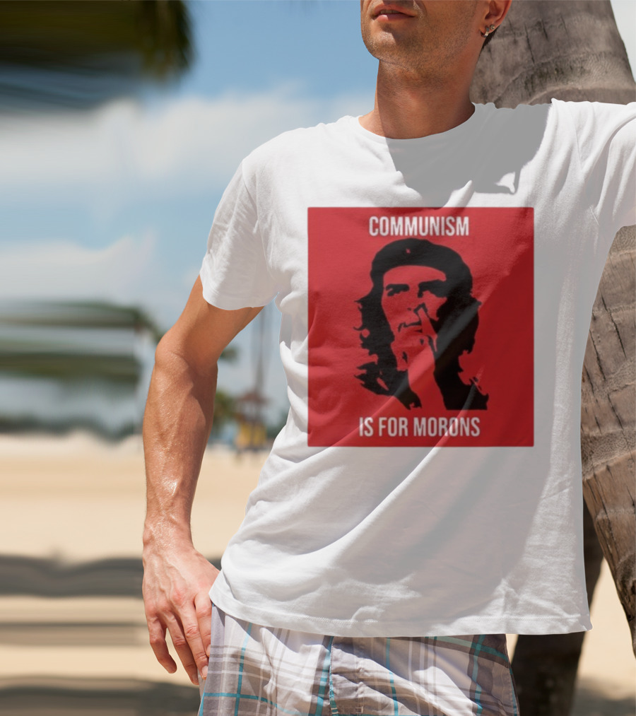 Communism Is For Morons Che Guevara Red T-Shirt