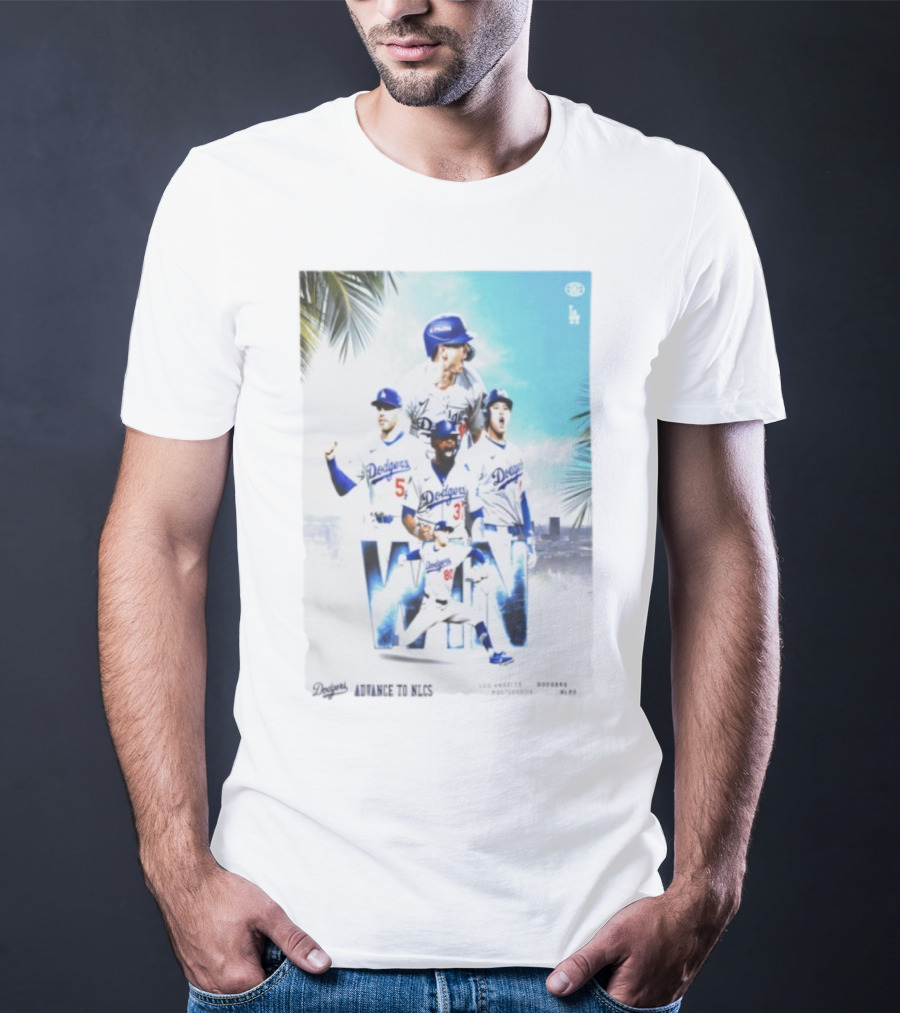Los Angeles Dodgers Advance To 2025 NLCS Victory Celebration T-Shirt