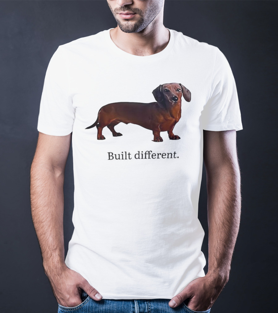 Dachshund Built Different T-Shirt