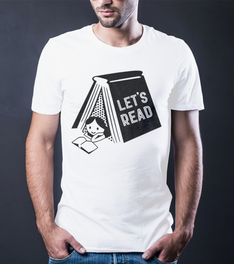 Derek Luh Let’s Read 2025 Book Tent Design T-Shirt