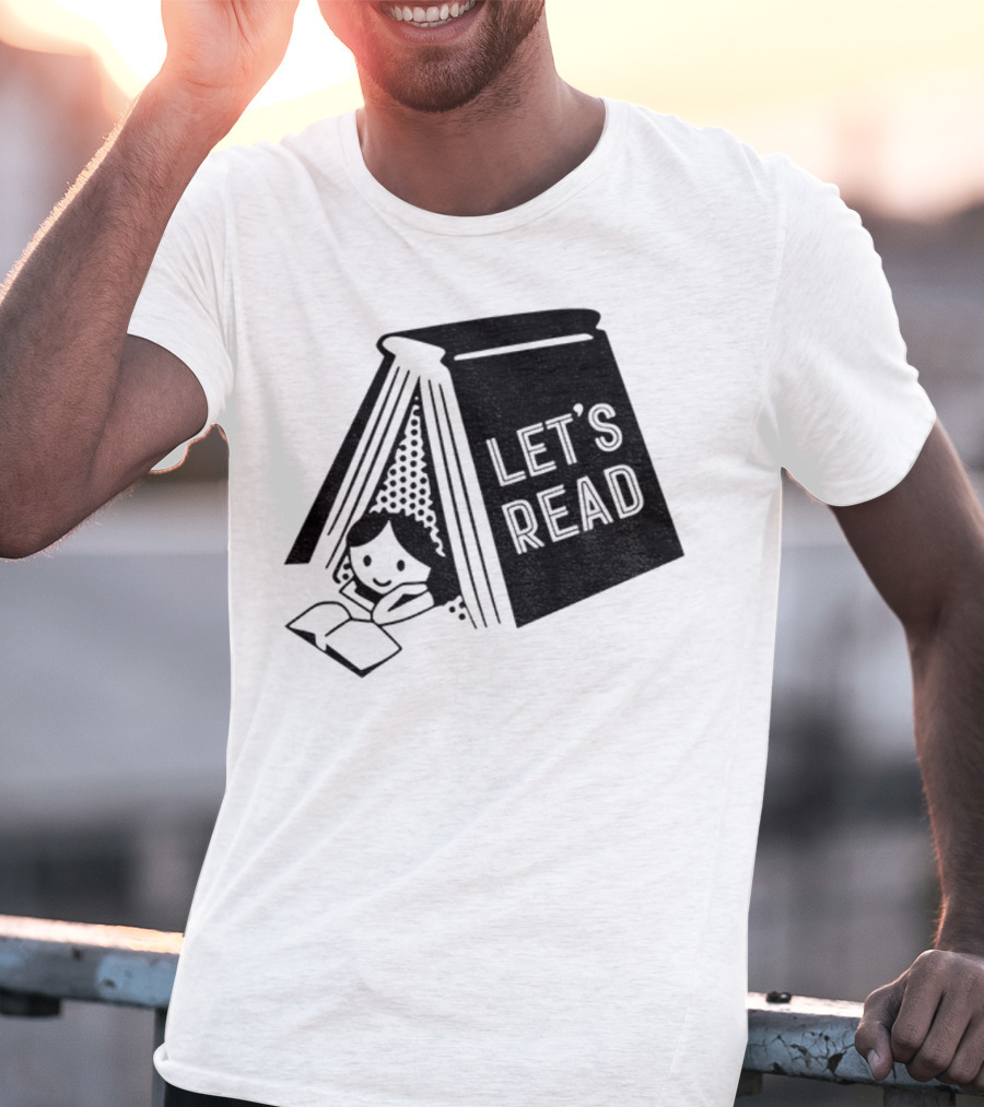 Derek Luh Let’s Read 2025 Book Tent Design T-Shirt