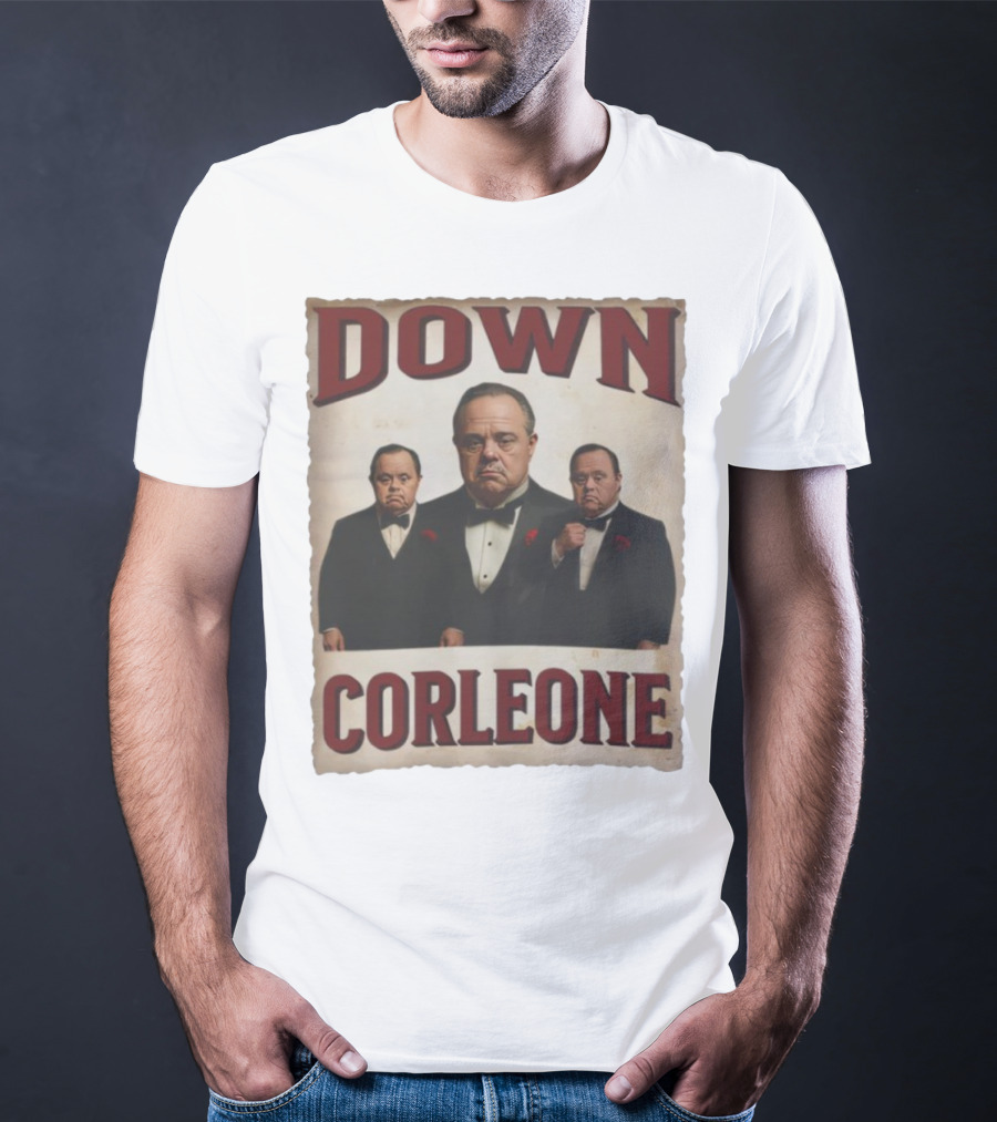 Down Corleone Funny Mafia Parody T-Shirt