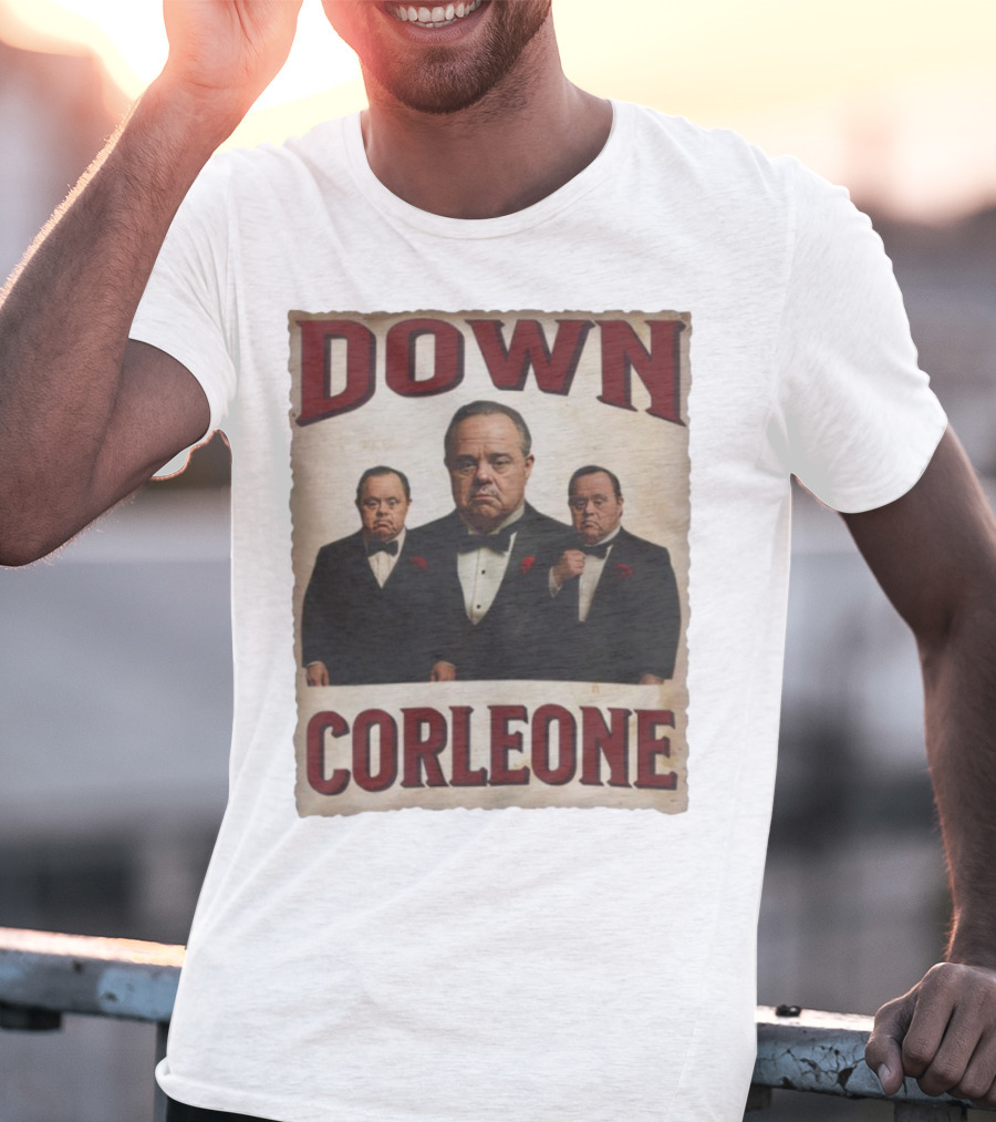 Down Corleone Funny Mafia Parody T-Shirt