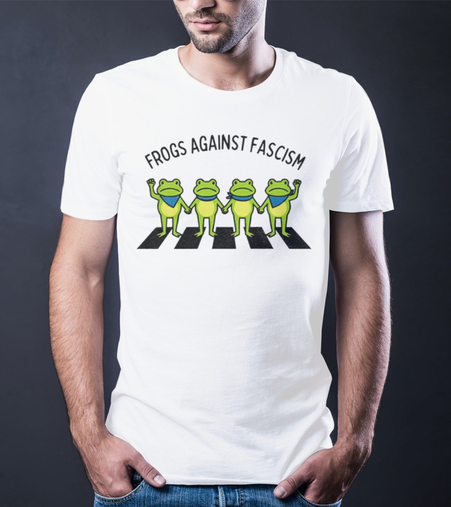 Frogs Against Fascism Anti Fascism Abolish ICE Portland Protest T-Shirt