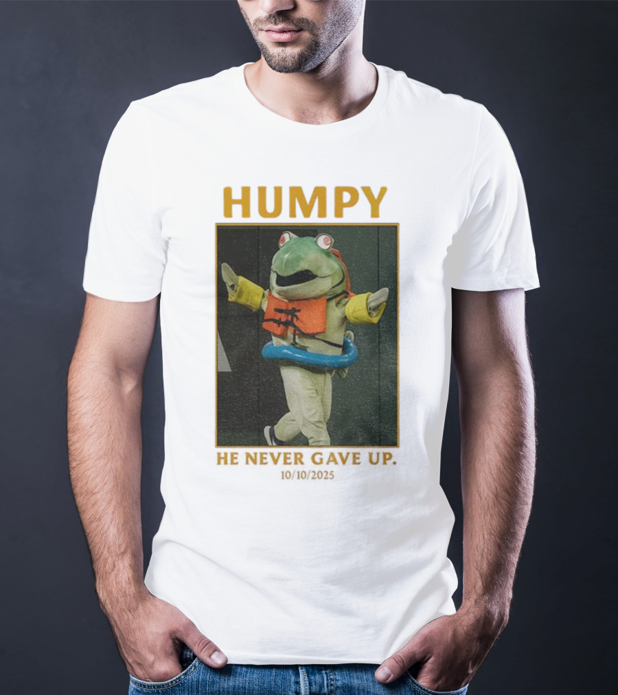 Humpy Salmon He Never Gave Up Seattle Mariners MLB Baseball 10 10 2025 T-Shirt