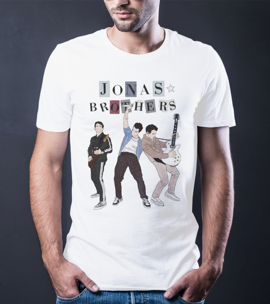 Jonas Brothers 20th Anniversary Tour Era Vintage Style T-Shirt