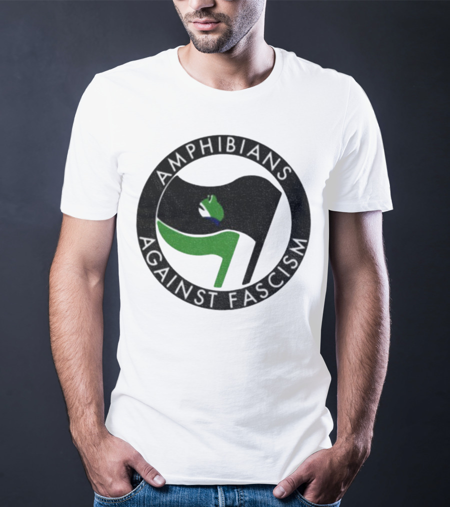 Amphibians Against Fascism Portland Frogs Antifa T-Shirt