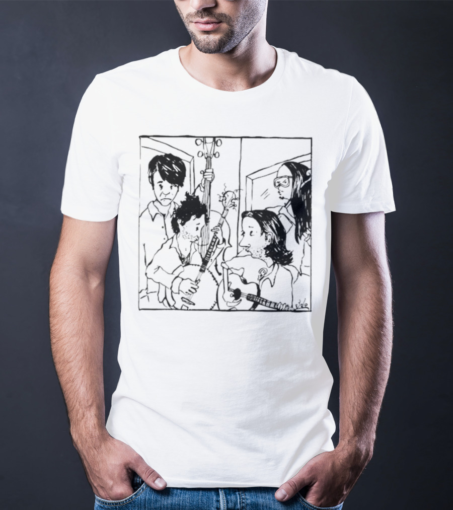 The Avett Brothers Seth Sketch Portrait T-Shirt