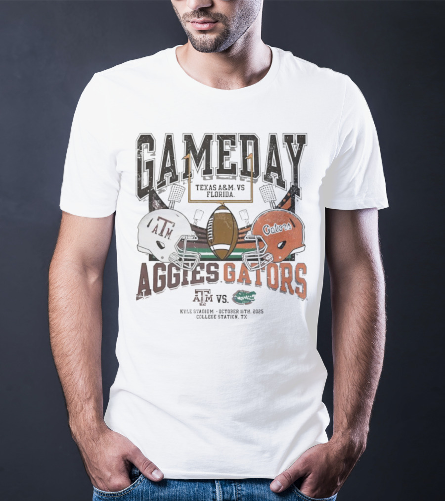 Gameday Texas A&M Aggies Vs Florida Gators Kyle Field November 5 2022 College Station TX T-Shirt