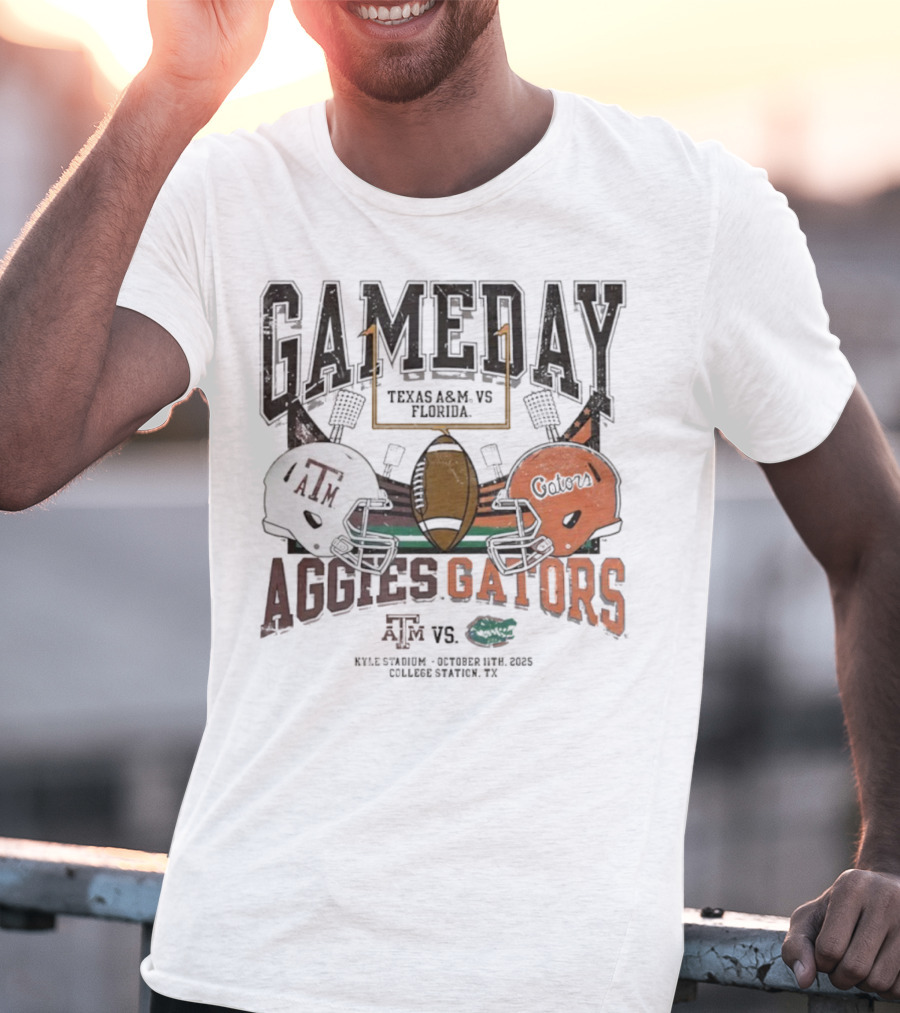 Gameday Texas A&M Aggies Vs Florida Gators Kyle Field November 5 2022 College Station TX T-Shirt
