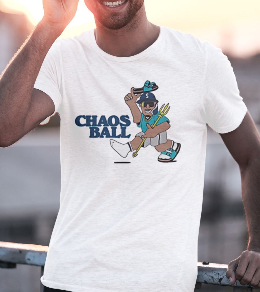 Trillblazin Chaos Ball Seattle Mariners Mascot Design T-Shirt