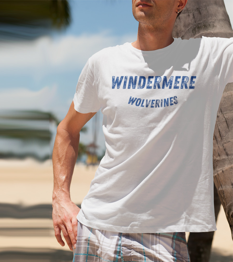 Windermere Wolverines Retro Sports High School T-Shirt