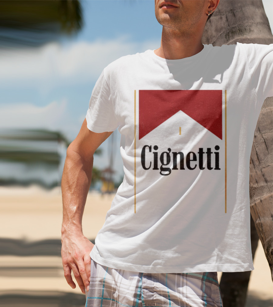 Curt Cignetti Retro Banner Red T-Shirt