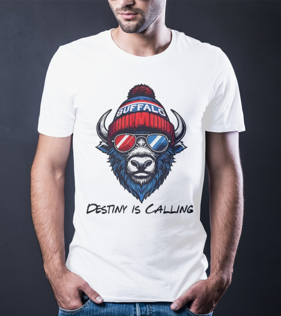 Buffalo Bills Destiny Is Calling 2025 NFL Football Mascot T-Shirt