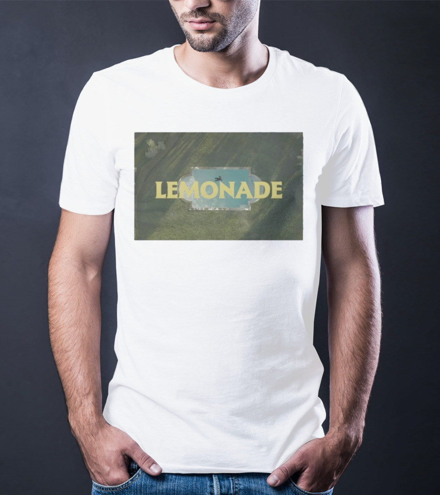 Louis Tomlinson Lemonade Aesthetic Pool Aerial View T-Shirt