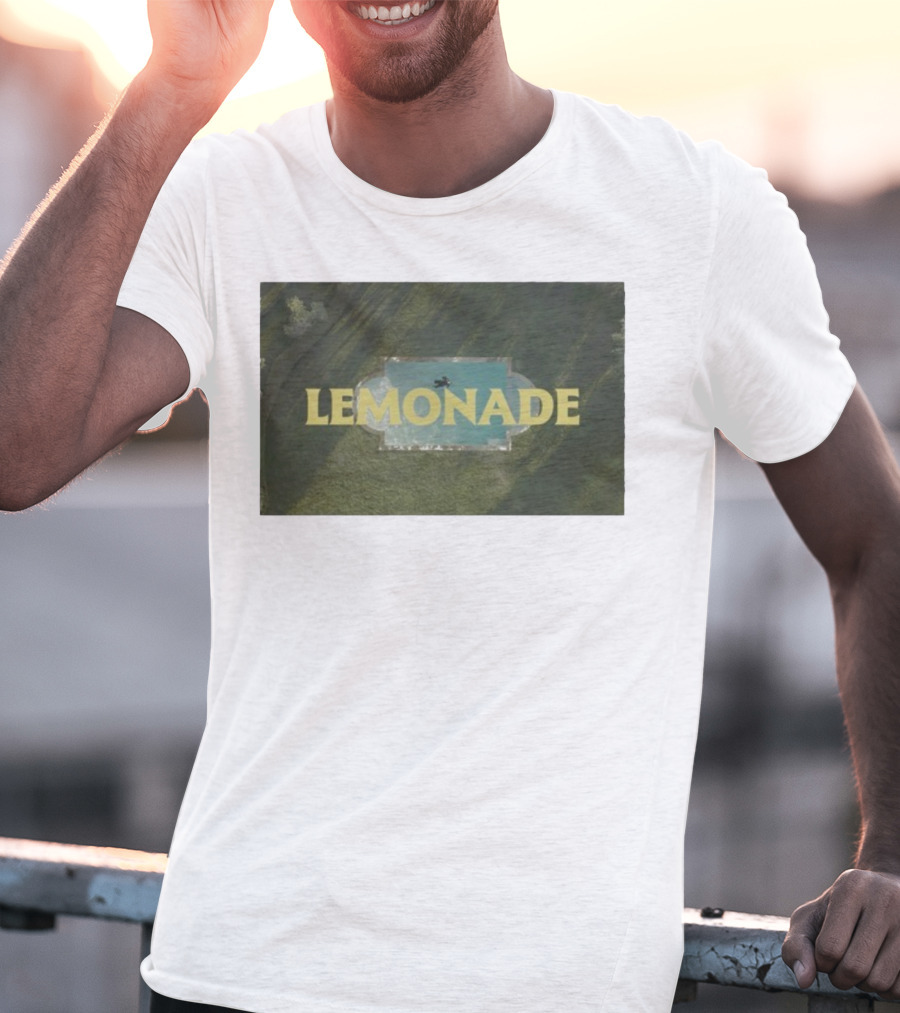Louis Tomlinson Lemonade Aesthetic Pool Aerial View T-Shirt