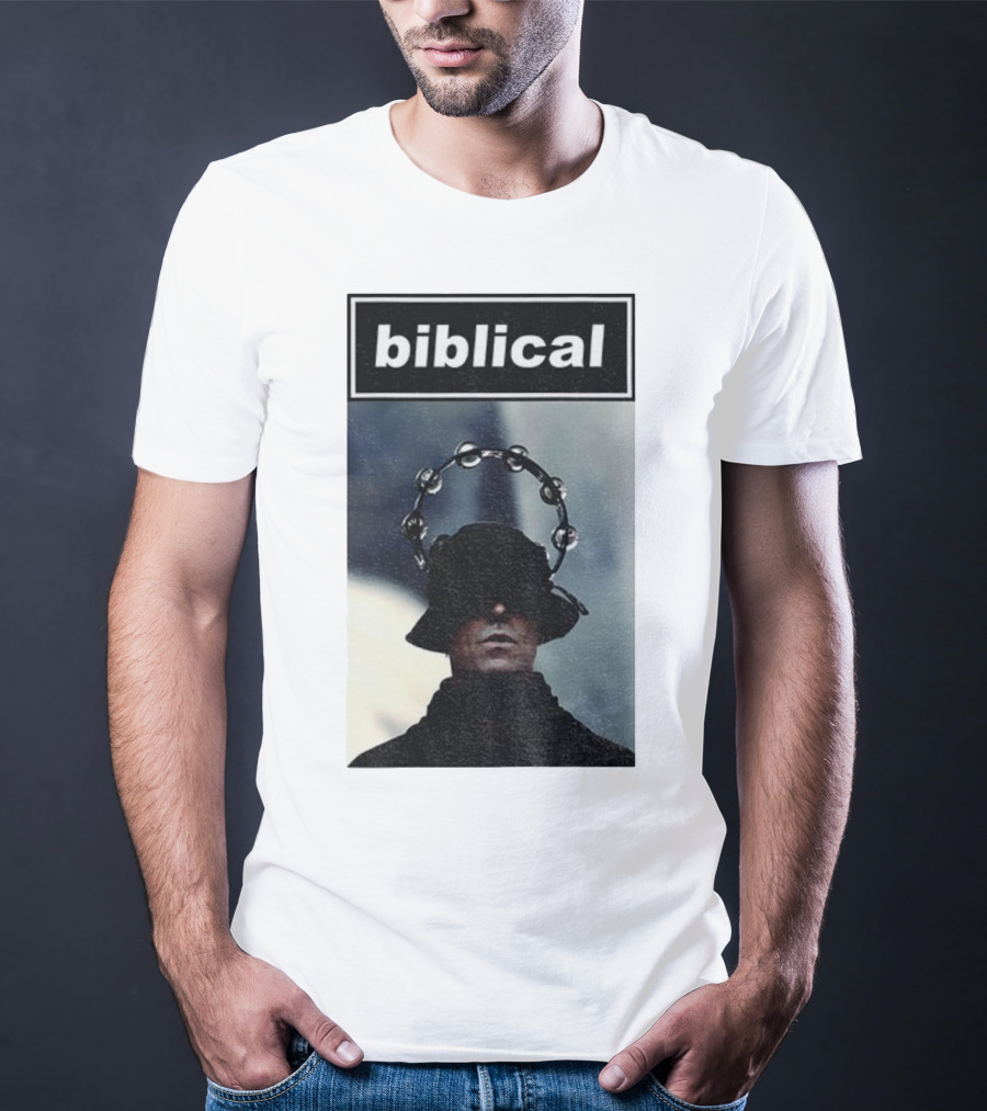 Biblical Liam Gallagher Tambourine Oasis Concert Music Lovers T-Shirt