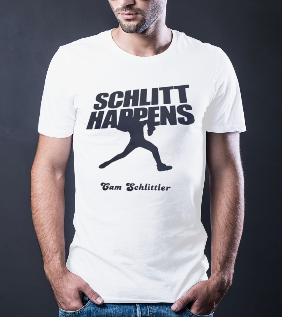 New York Baseball Schlitt Happens Cam Schlittler T-Shirt
