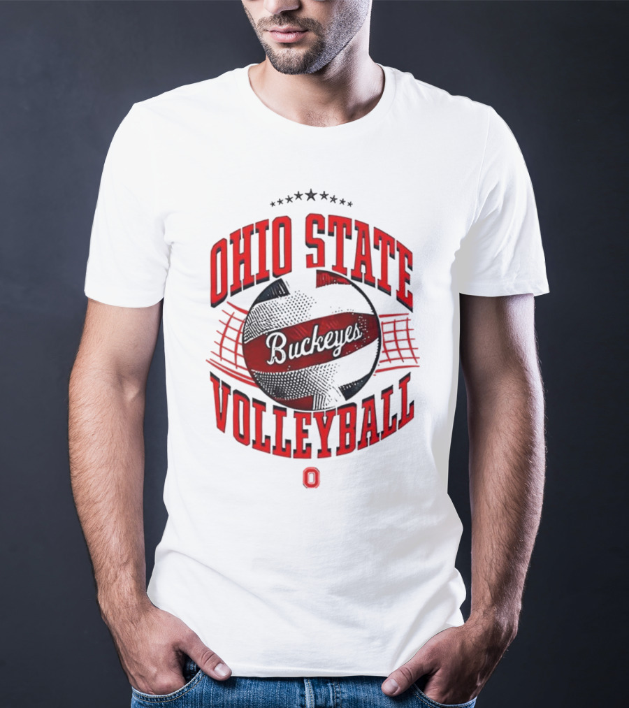 Ohio State Buckeyes Volleyball Vintage Retro Style T-Shirt