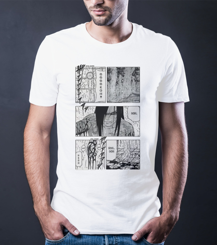 Orochimaru Legendary Sannin Manga Panels Ugh Aaargh Moments T-Shirt