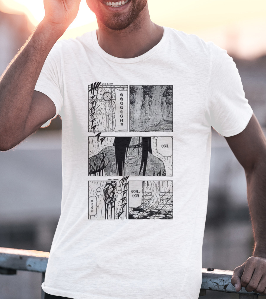 Orochimaru Legendary Sannin Manga Panels Ugh Aaargh Moments T-Shirt