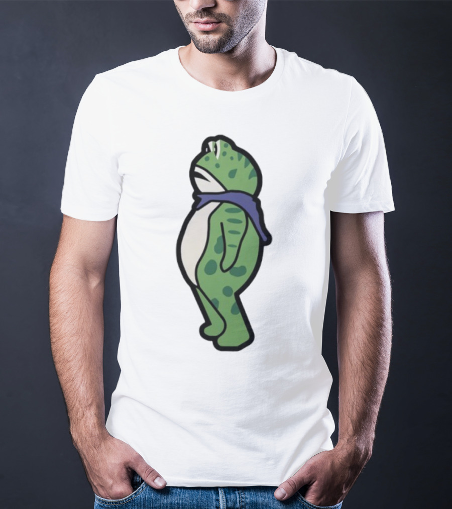 Portland Frog Protester Retro Funny Scarf T-Shirt