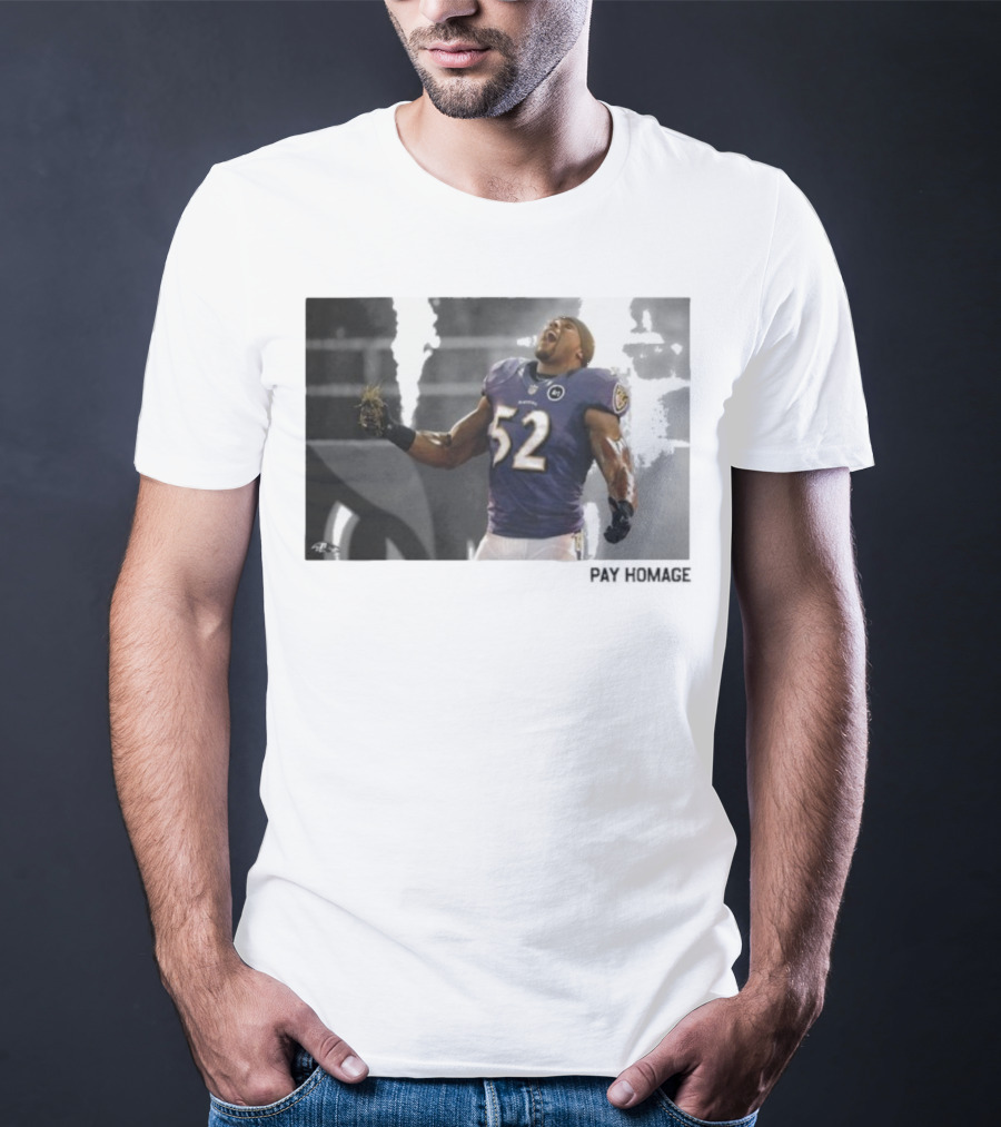 Ray Lewis Baltimore Ravens Legendary Passion NFL 52 T-Shirt