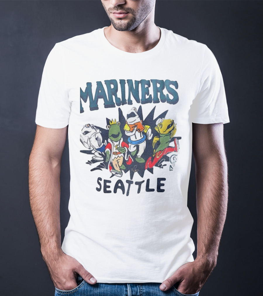 Mariners Seattle Salmon Run New Mascots T-Shirt
