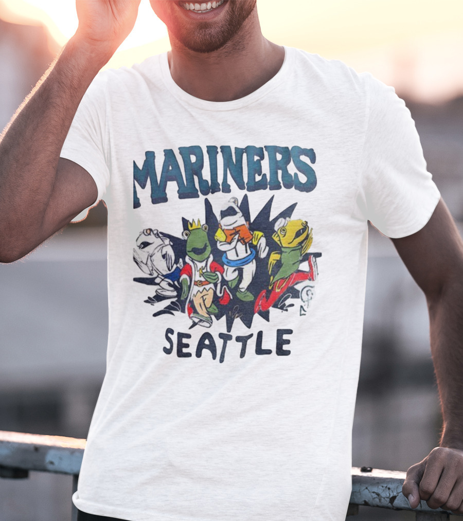 Mariners Seattle Salmon Run New Mascots T-Shirt