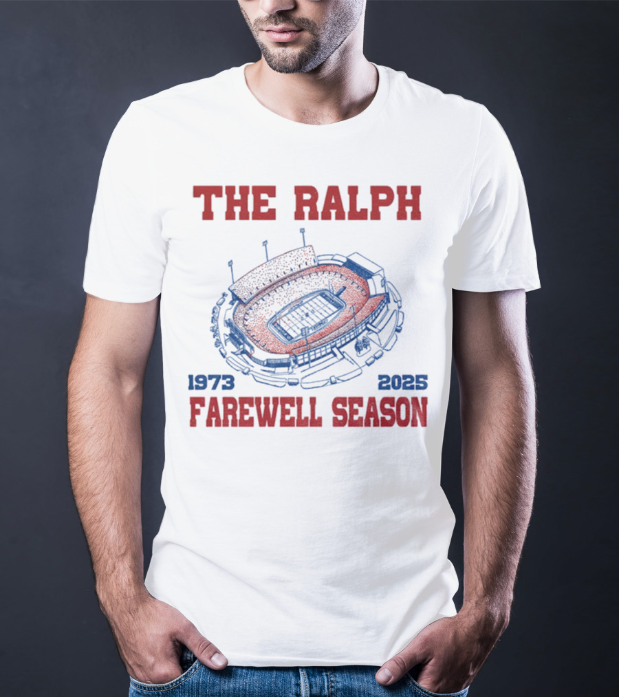 The Ralph Stadium Farewell Season 1973-2025 Buffalo Bills NFL T-Shirt