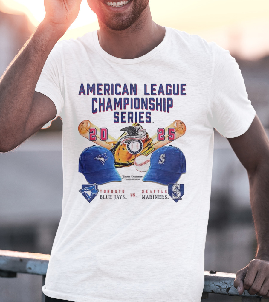 American League Championship Series 2025 Toronto Blue Jays Vs Seattle Mariners T-Shirt