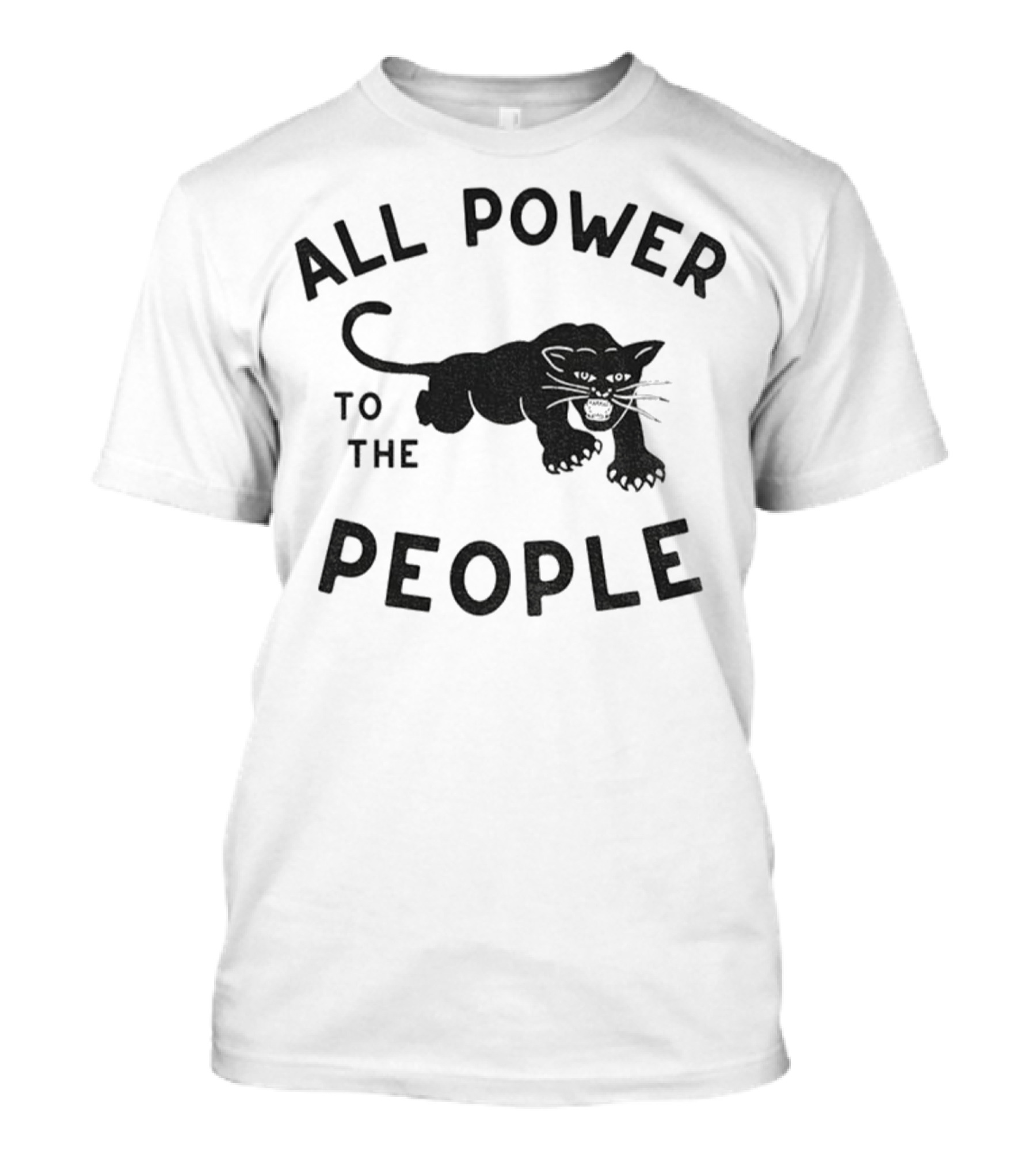 All Power To The People Panther T-Shirt