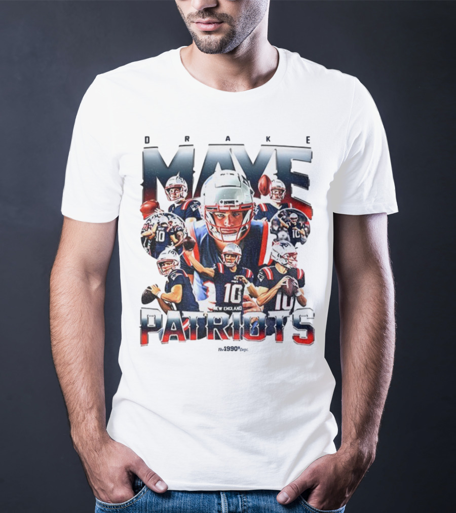 Drake Maye New England Patriots NFL Super Bowl 2025 T-Shirt