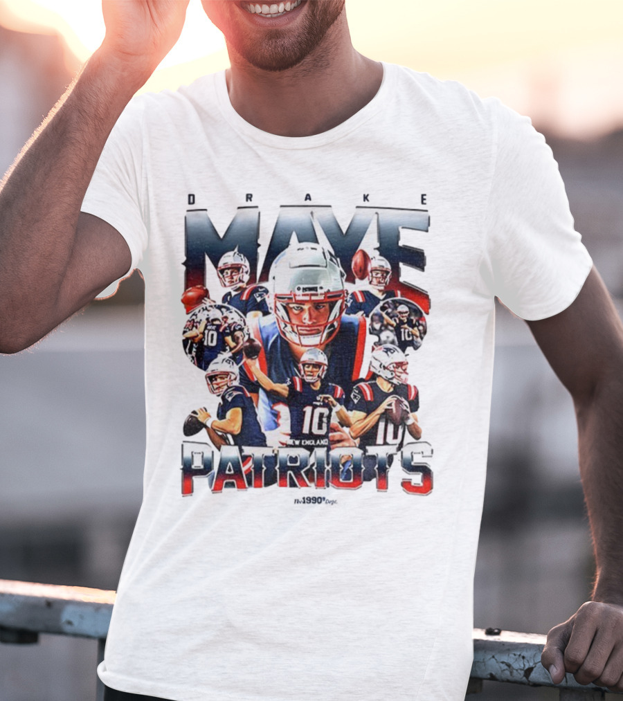 Drake Maye New England Patriots NFL Super Bowl 2025 T-Shirt