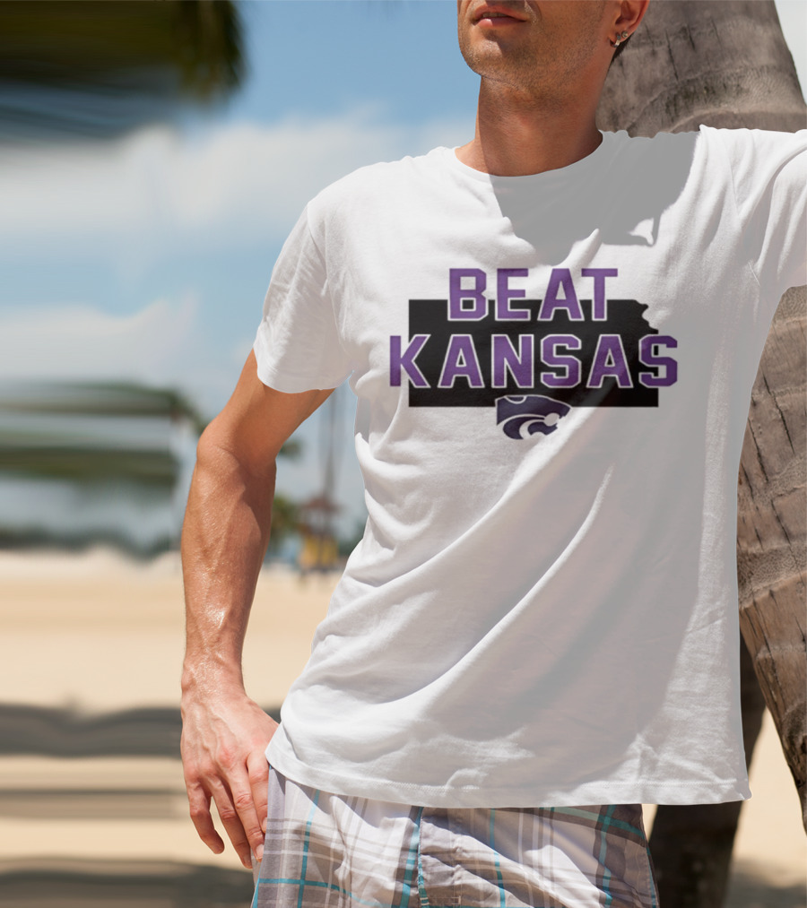 Beat Kansas K-State Wildcats Fans Spirit T-Shirt