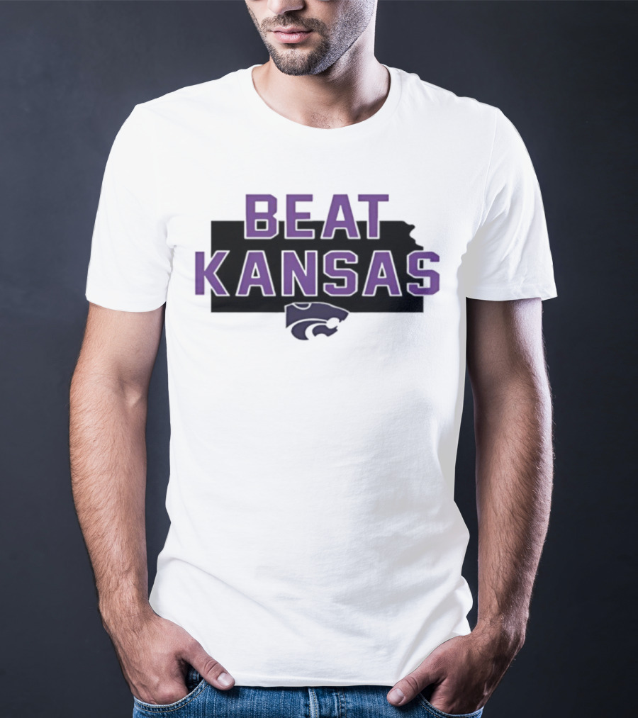 Beat Kansas K-State Wildcats Fans Spirit T-Shirt
