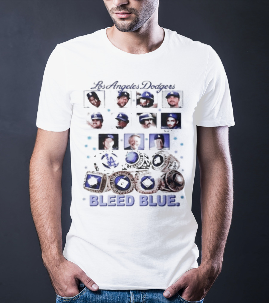 Los Angeles Dodgers Bleed Blue Signature Team Legends T-Shirt