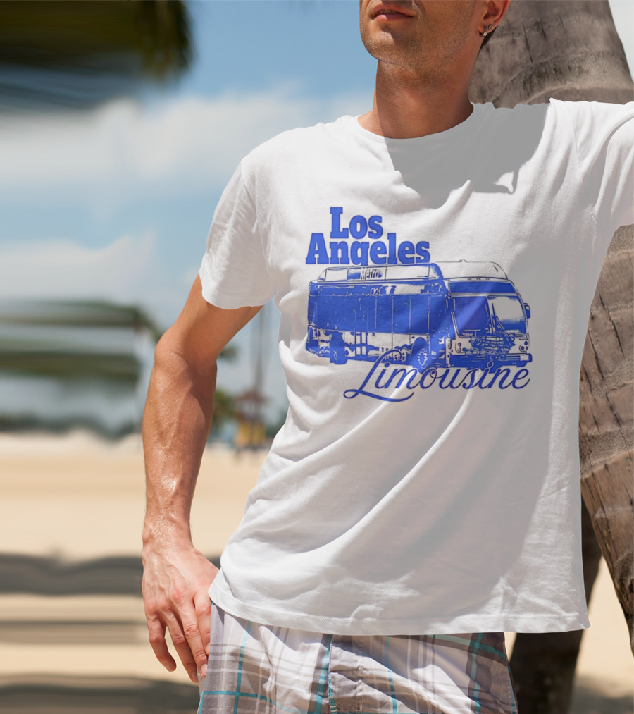 Los Angeles Limousine Retro Bus Experience T-Shirt