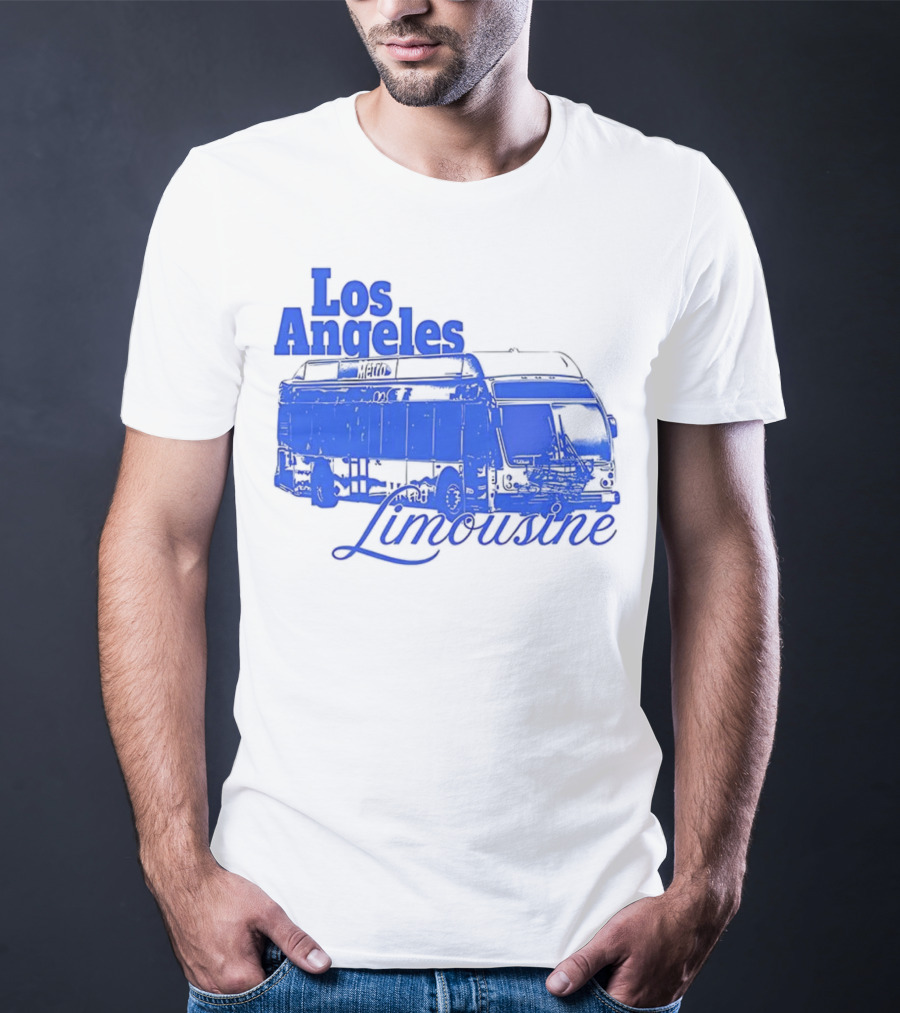 Los Angeles Limousine Retro Bus Experience T-Shirt