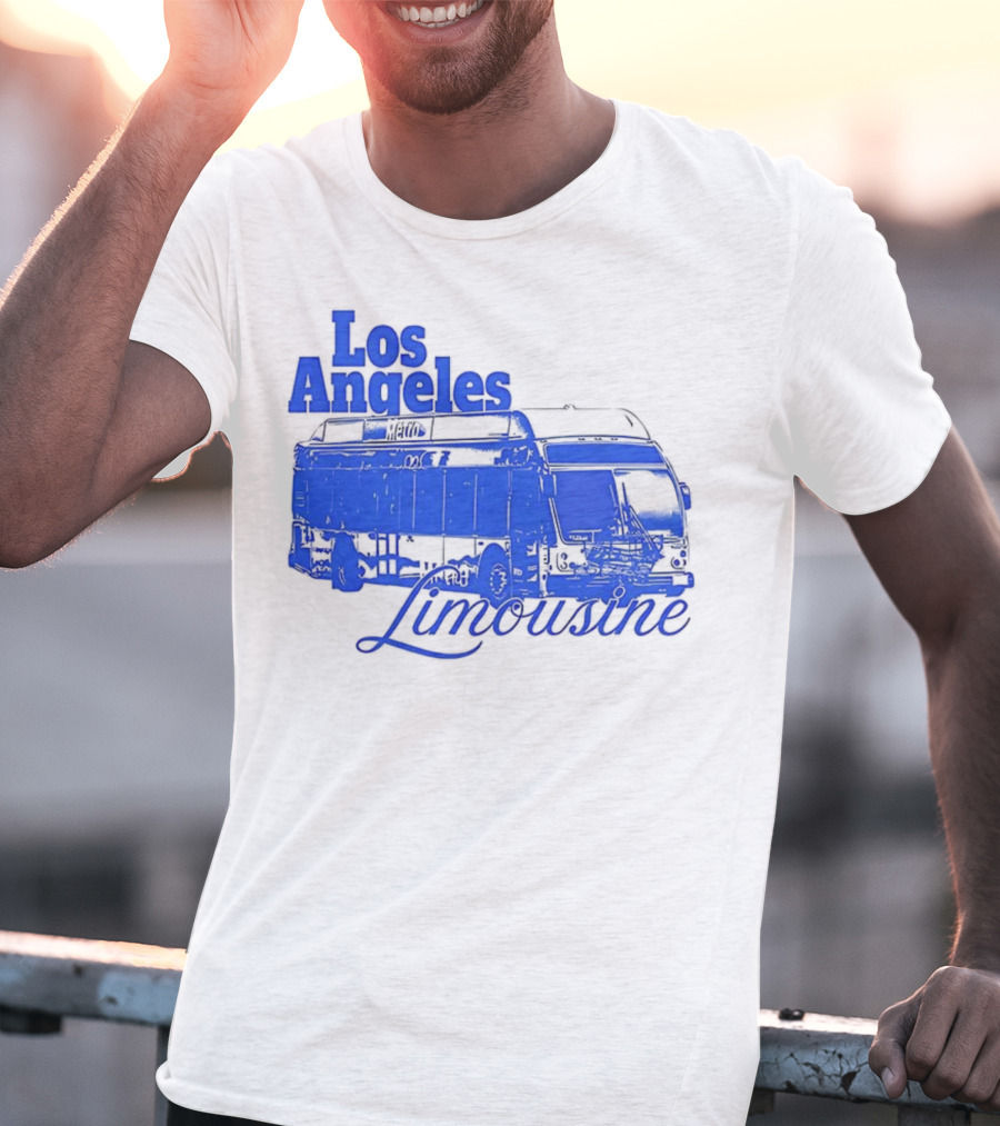 Los Angeles Limousine Retro Bus Experience T-Shirt