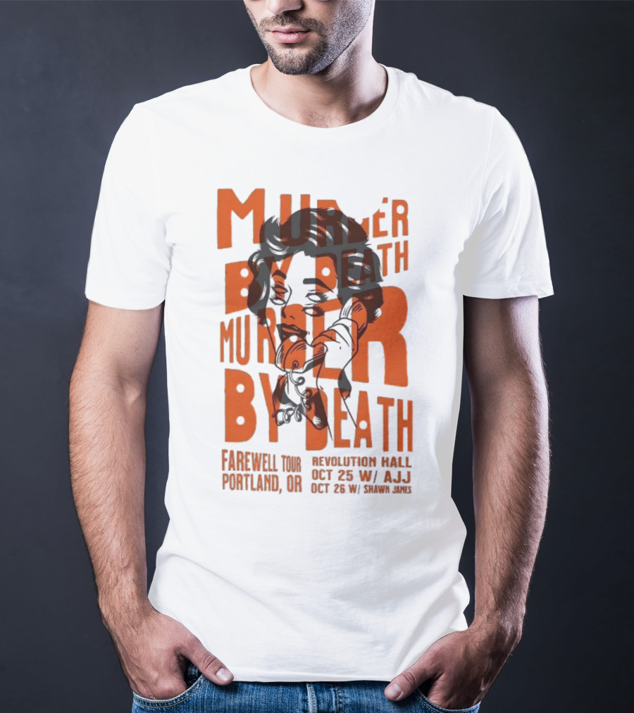 Murder By Death Farewell Tour Portland Revolution Hall Oct 23 24 2025 T-Shirt