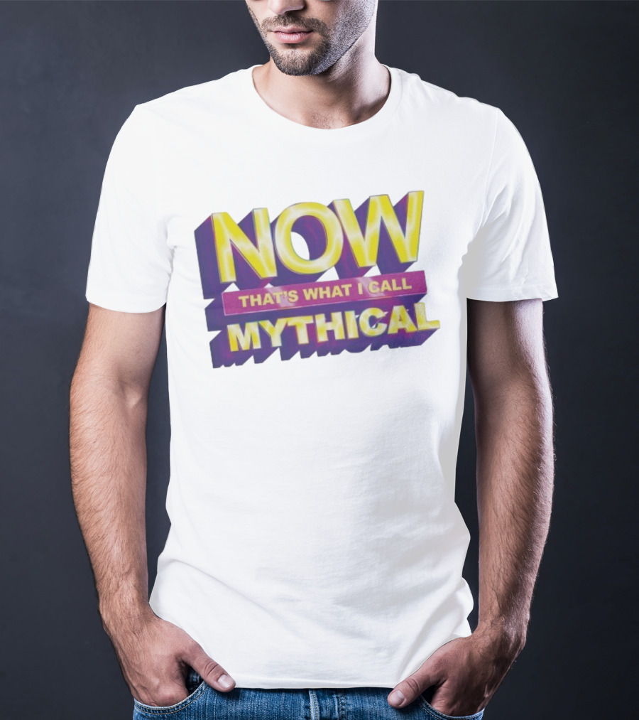 NOW That’s What I Call Mythical Retro 3D Text Style T-Shirt