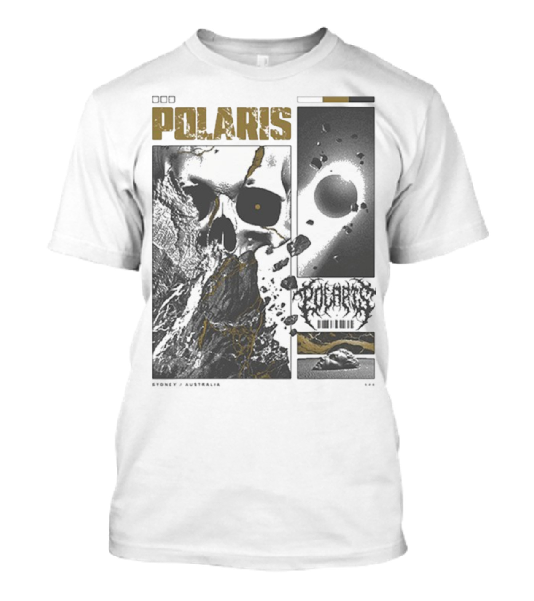 Polaris Kintsugi Skull Eclipse Aesthetic T-Shirt