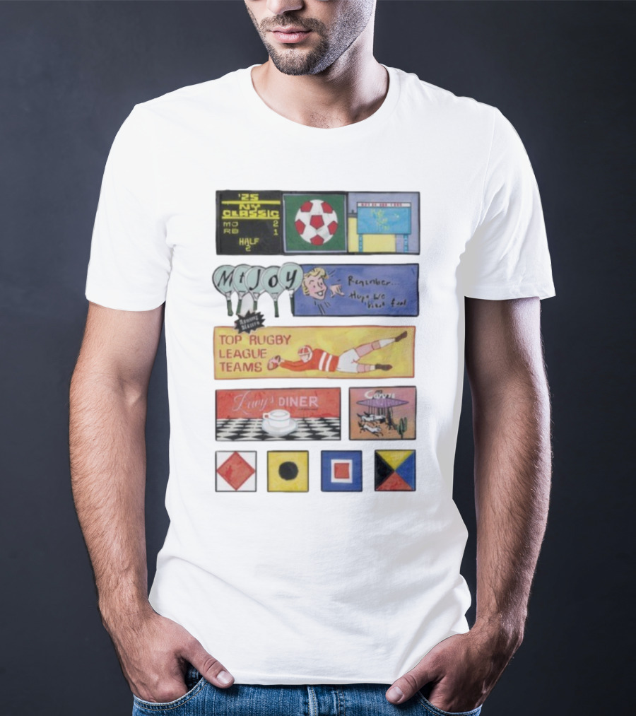 Rowing Blazers X Mt. Joy Top Rugby League Teams Vintage Sports Collaboration T-Shirt