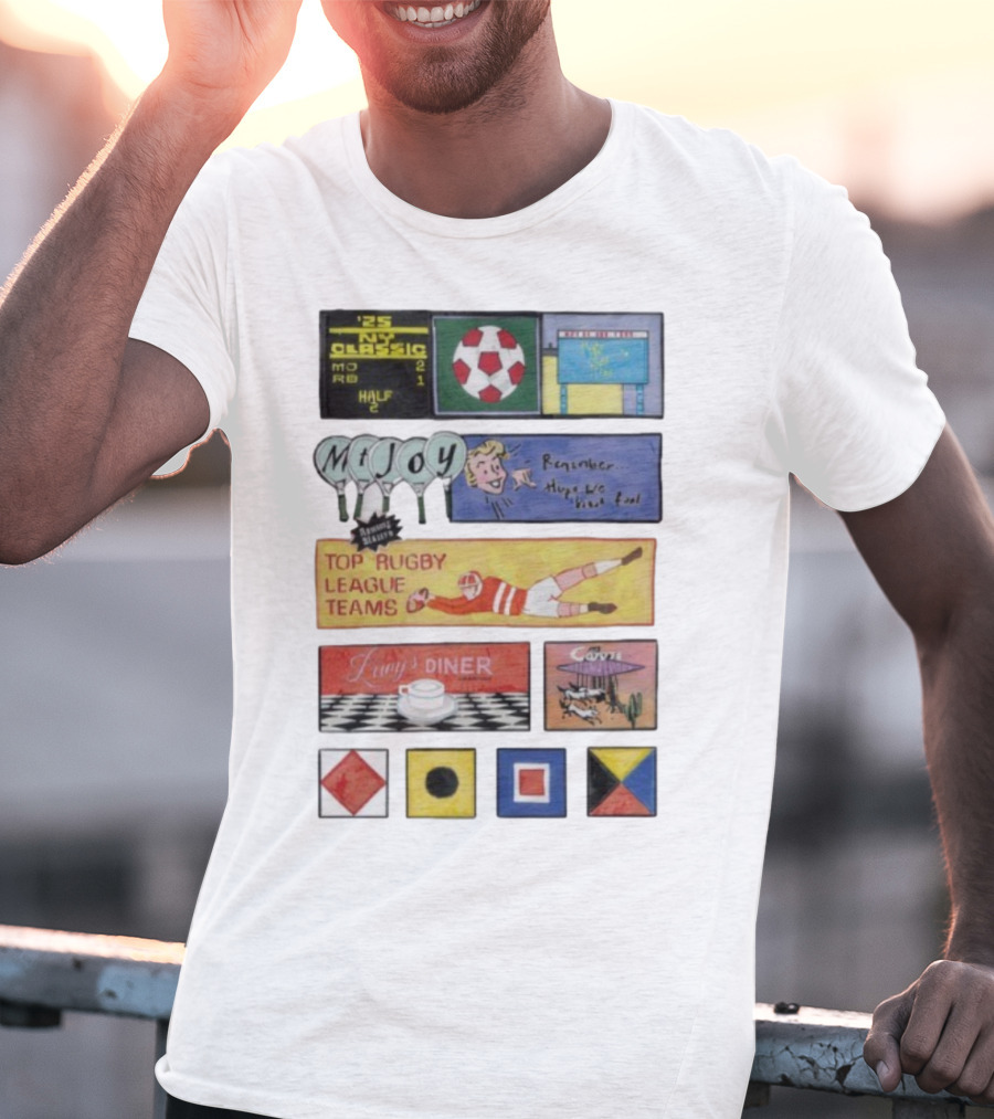 Rowing Blazers X Mt. Joy Top Rugby League Teams Vintage Sports Collaboration T-Shirt